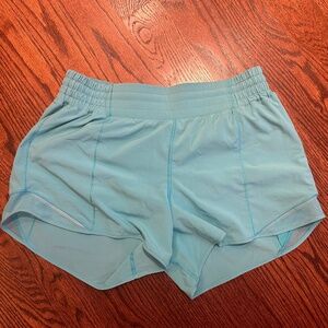 lululemon Hotty Hot High-Rise 4" Lined Short Size 12